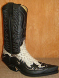 SENDRA CUERVO SPRINTER NEGRO / PYTHON BARR NATURAL LEATHER BLACK-PYTHON /