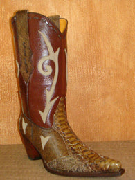 SENDRA LESS T.VANESSA / PYTHON BARRIGA FANTASIA COW LEATHER - LIMITED EDITION-MADE IN SPAIN