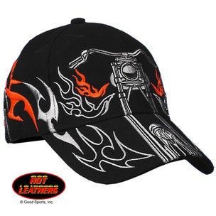 BALL CAP GREY / ORG TRIBAL BIKE