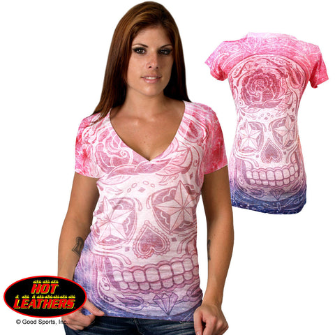 V SUGAR SKULL SUBLIMATION