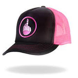 TRUCKER HAT - MIDDLE FINGER - PINK
