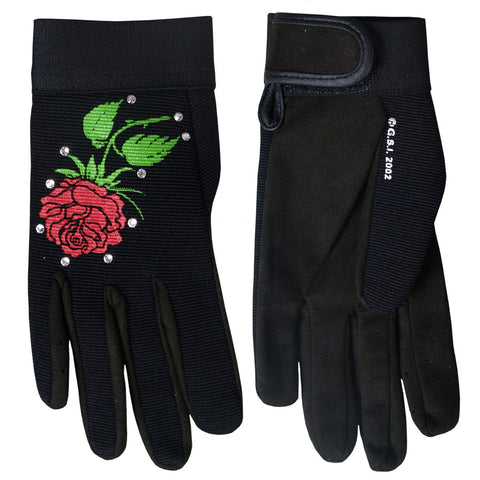 MECHANIC CRYSTAL LADY ROSE GLOVES