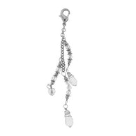 CHARM SILVER & CLEAR BEADS