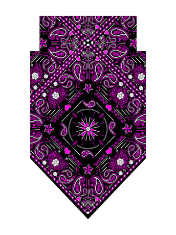 4IN1 CHINA PATTERN AISLEY HEAD WRAP