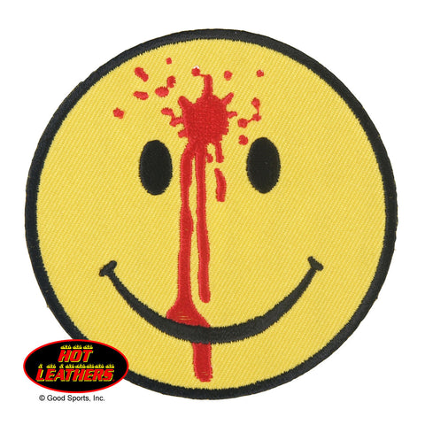 PATCH SMILEY FACE BULLET HOLE