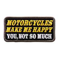 MOTORCYCLE MAKE ME PATCH