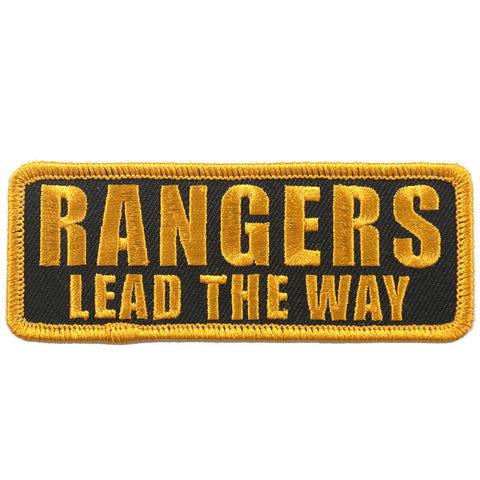 RANGERS LEAD THE WAY PATCH