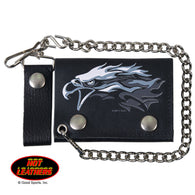 WALLET TRIFOLD TRIBAL EAGLE 4inch