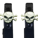 SKULL N' BONES MOTORCYCLE RIDING PANT CLIPS