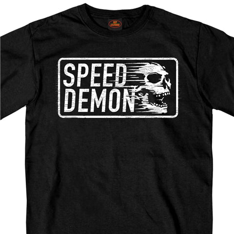 SPEED DEMON FRONT PRINT T-SHIRT - SHORT-SLEEVE MEN T-SHIRTS