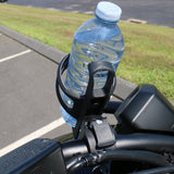 ADJUSTABLE MOTORCYCLE QUICK RELEASE DRINK HOLDER