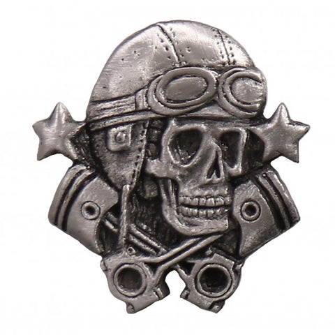 PIN AVIATOR SKULL