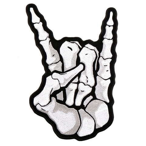 PATCH SKELETON DEVIL HORNS