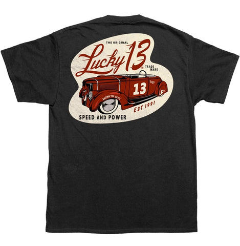 SS BP SPEED DEVIL / LUCKY 13 SINCE 1991 / SHORT-SLEEVE MEN T-SHIRT