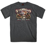 STURGIS 2017 - SS RUSTY BIKE PIN UP - DOUBLE SIDED - CHARCOAL HEATHER
