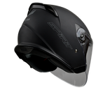 SPIRIT HELMET TITAN - OPEN FACE WITH VISOR / MATT BLACK