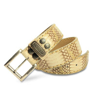 SENDRA PYTHON LEATHER BELT - 1016 Cobra Natural