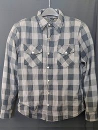 METALIZE 809 TECH REINFORCED FLANNEL SHIRT - GREY