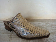 SENDRA MIMO PYTHON LEATHER BARR PANIZO 2 BEIGE-BLACK / LIMITED EDITION-MADE IN SPAIN