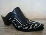 SENDRA JUDY NAPPA LEATHER BALY NEGRO BLACK-WHITE / LIMITED EDITION-MADE IN SPAIN