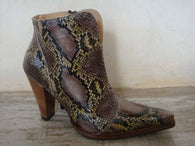 SENDRA BRAVO PYTHON LEATHER FANTASIA DESIERTO / LIMITED EDITION-MADE IN SPAIN