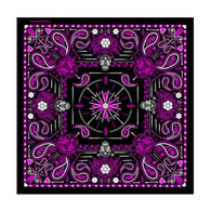 BANDANA LADY PAISLEY SKLL PINK