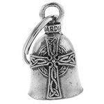 BELL CELTIC CROSS GUARDIAN BELL - PEWTER - 1"X1.5"