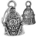BELL RIDE IT LIKE YOU STOLE IT - GUARDIAN BELL - PEWTER - 1"X1.5"