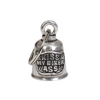 BELL KISS MY BIKER ASS GUARDIAN BELL - PEWTER - 1"X1.5"