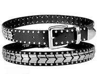 CHEVRON STUDS BELT