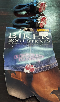 BUNGEE BOOT ROSE - MOTORCYCLE RIDING PANT CLIPS