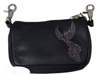 EMBROIDERED LADIES CLIP POUCH