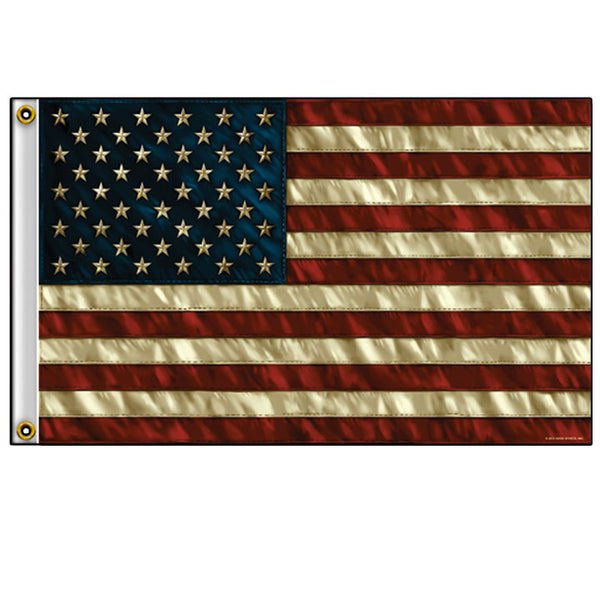 FLAG AMERICAN FLAG DISTRESSED