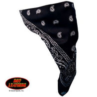 PAISLEY BLK - JUST BANDIT FACE WRAP