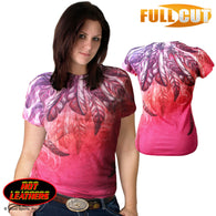 FULL CUT - FEATHERS - SUBLIMATION T-SHIRT