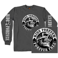 DOUBLE SIDED SPADE SKULL - LONGSLEEVE MEN SHIRT