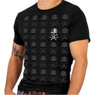 JP SKULL PATTERN - SHORT-SLEEVE MEN T-SHIRTS