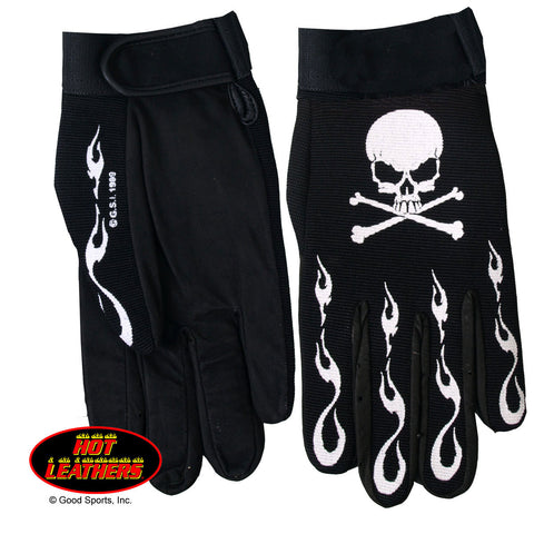 MECHANIC SKULL & CROSSBONES GLOVES