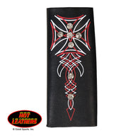 HAIR GLOVE IRON CROSS & RHINESTONES