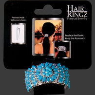 HAIR RINGZ TURQUOISE BEADS