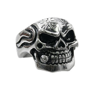 RING SKULL CIGAR - 316L stainless steel ring