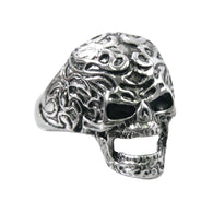 RING TRIBAL TATTOO SKULL - 316L stainless steel