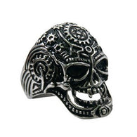 RING MECHANICAL SKULL - 316L stainless steel