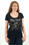 SS LADY STAY AWAY SCOOP NECK - LUCKY 13 SINCE 1991