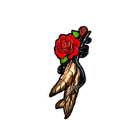 PATCH FEATHER & ROSES