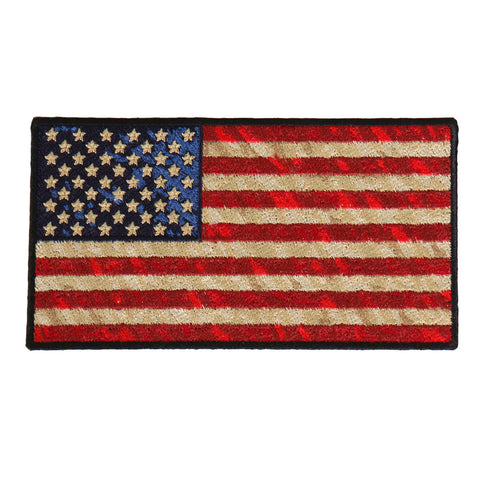 PATCH AMERICAN FLAG DISTRESSED