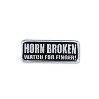 PATCH HORN BROKEN