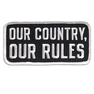 PATCH OUR COUNTRY OUR RULES
