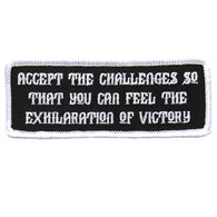 ACCEPT THE CHALLENGES PATCH