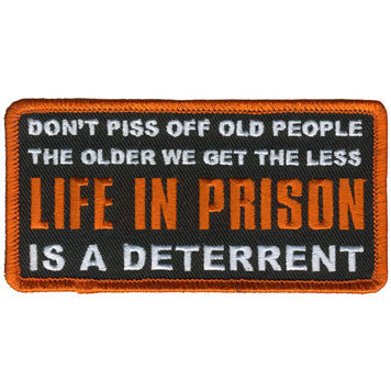 DO NOT PISS OLD PEOPLE PATCH